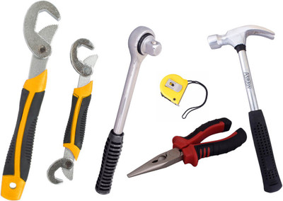 

Asraw Hand Tool Kit(6 Tools), Multicolor
