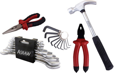 

Asraw Hand Tool Kit(13 Tools), Multicolor