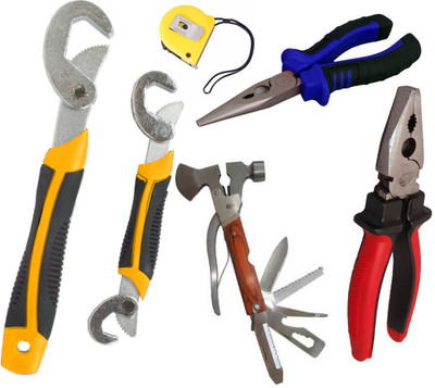 

Asraw Hand Tool Kit(6 Tools), Multicolor