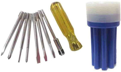 

Samsan Combination Screwdriver Set(Pack of 9), Blue