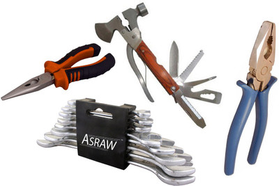 

Asraw Hand Tool Kit(12 Tools), Multicolor