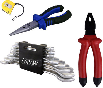 

Asraw Hand Tool Kit(12 Tools), Multicolor