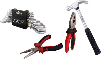 

Asraw Hand Tool Kit(12 Tools), Multicolor
