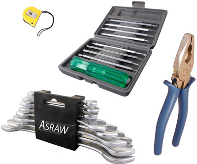 

Asraw Hand Tool Kit(12 Tools), Multicolor