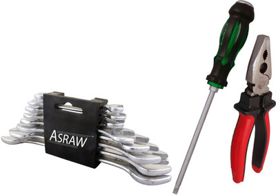 

Asraw Hand Tool Kit(11 Tools), Multicolor