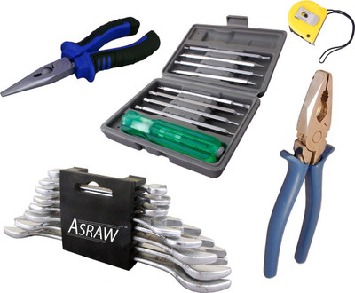 

Asraw Hand Tool Kit(13 Tools), Multicolor