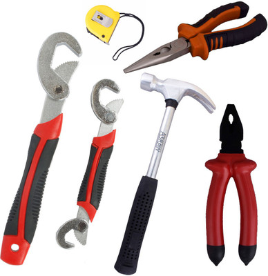 

Asraw Hand Tool Kit(6 Tools), Multicolor