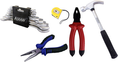

Asraw Hand Tool Kit(13 Tools), Multicolor