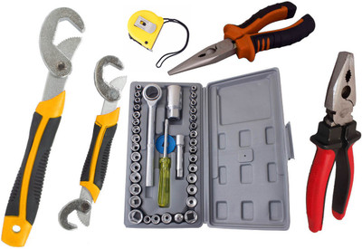 

Asraw Hand Tool Kit(6 Tools), Multicolor