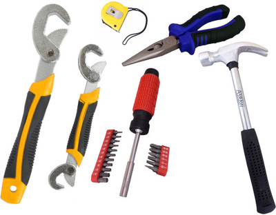 

Asraw Hand Tool Kit(6 Tools), Multicolor