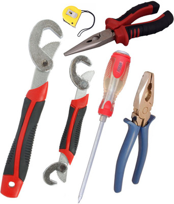 

Asraw Hand Tool Kit(6 Tools), Multicolor