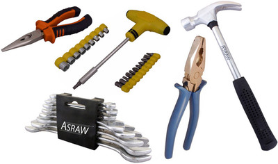

Asraw Hand Tool Kit(13 Tools), Multicolor