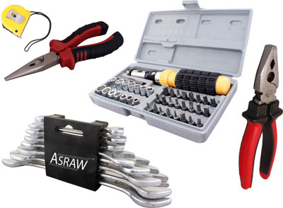 

Asraw Hand Tool Kit(13 Tools), Multicolor
