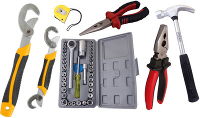 

Asraw Hand Tool Kit(7 Tools), Multicolor