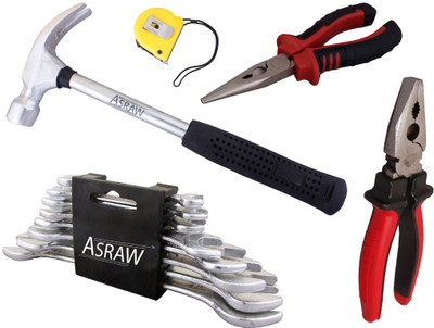 

Asraw Hand Tool Kit(13 Tools), Multicolor
