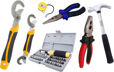 

Asraw Hand Tool Kit(7 Tools), Multicolor