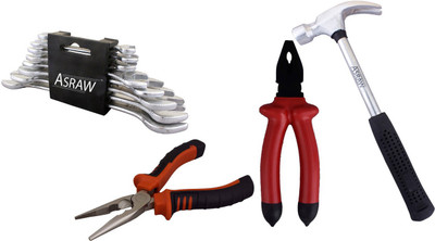 

Asraw Hand Tool Kit(12 Tools), Multicolor