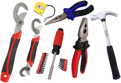 

Asraw Hand Tool Kit(7 Tools), Multicolor