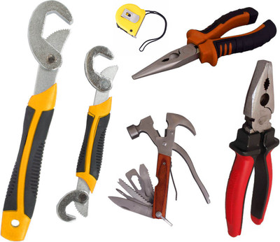 

Asraw Hand Tool Kit(6 Tools), Multicolor