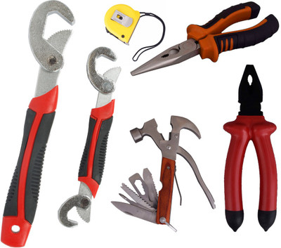 

Asraw Hand Tool Kit(6 Tools), Multicolor