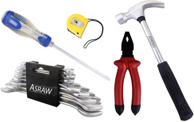 

Asraw Hand Tool Kit(13 Tools), Multicolor