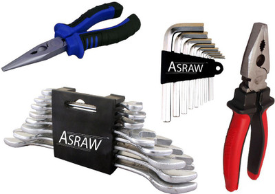 

Asraw Hand Tool Kit(12 Tools), Multicolor
