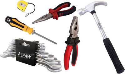 

Asraw Hand Tool Kit(14 Tools), Multicolor