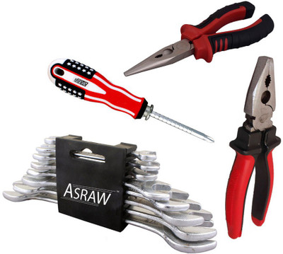 

Asraw Hand Tool Kit(12 Tools), Multicolor
