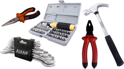 

Asraw Hand Tool Kit(13 Tools), Multicolor