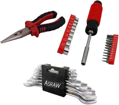 

Asraw Hand Tool Kit(11 Tools), Multicolor