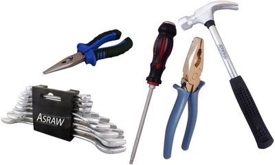 

Asraw Hand Tool Kit(13 Tools), Multicolor