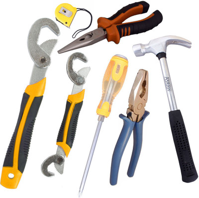 Asraw Hand Tool Kit(7 Tools), Multicolor