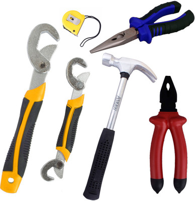 

Asraw Hand Tool Kit(6 Tools), Multicolor