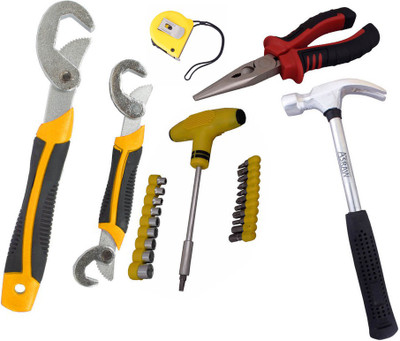 

Asraw Hand Tool Kit(6 Tools), Multicolor