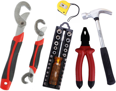 

Asraw Hand Tool Kit(6 Tools), Multicolor