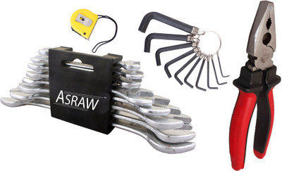 

Asraw Hand Tool Kit(12 Tools), Multicolor
