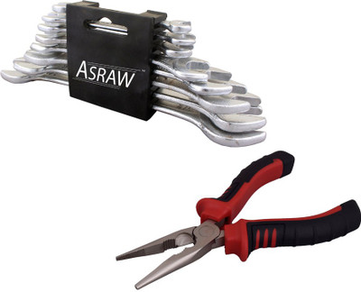 

Asraw Hand Tool Kit(10 Tools), Multicolor