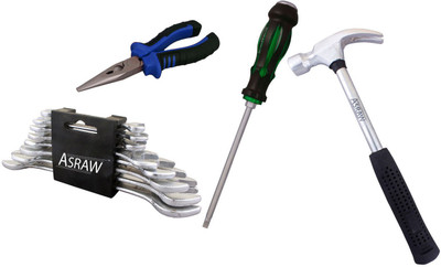 

Asraw Hand Tool Kit(12 Tools), Multicolor