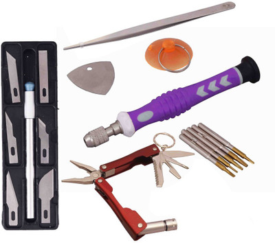 

Asraw Hand Tool Kit(6 Tools), Purple