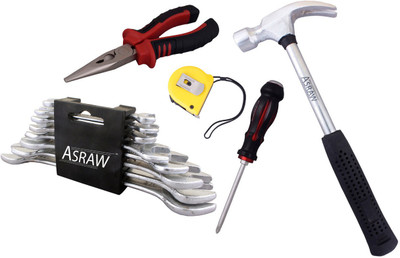 

Asraw Hand Tool Kit(13 Tools), Multicolor