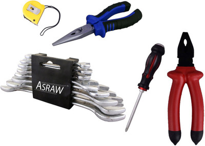 

Asraw Hand Tool Kit(13 Tools), Multicolor
