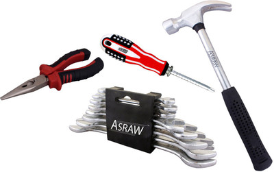 

Asraw Hand Tool Kit(12 Tools), Multicolor