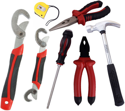 

Asraw Hand Tool Kit(7 Tools), Multicolor