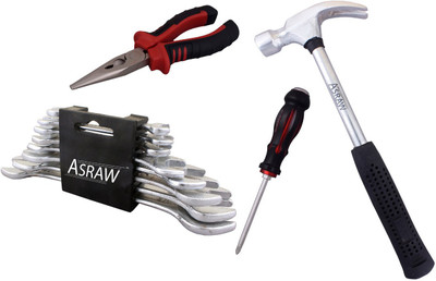 

Asraw Hand Tool Kit(12 Tools), Multicolor