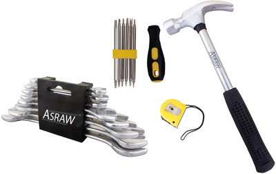 

Asraw Hand Tool Kit(12 Tools), Multicolor