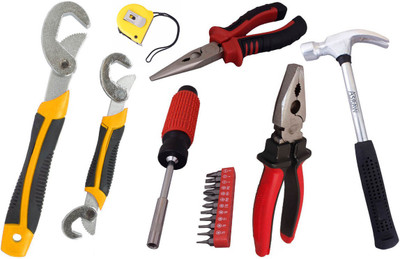

Asraw Hand Tool Kit(7 Tools), Multicolor