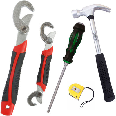 

Asraw Hand Tool Kit(5 Tools), Multicolor