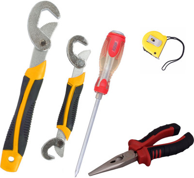 Asraw Hand Tool Kit(5 Tools), Multicolor