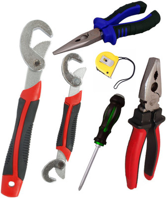 

Asraw Hand Tool Kit(6 Tools), Multicolor