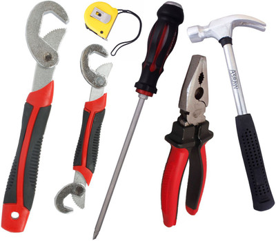 

Asraw Hand Tool Kit(6 Tools), Multicolor